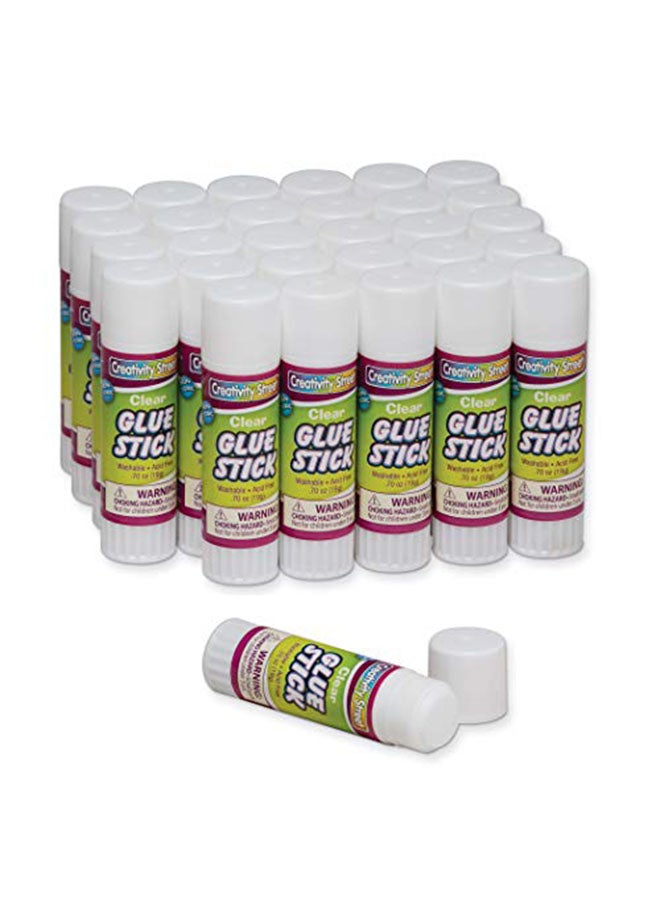 Creativity Street Creativity Street CK-338530 Ck338530 Glue Sticks, Clear, .70 oz., Clear  - Image 2