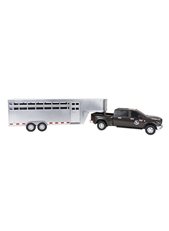 Big Country Toys - Ram 3500 Mega Cab Dually Toy Truck Black - Image 1