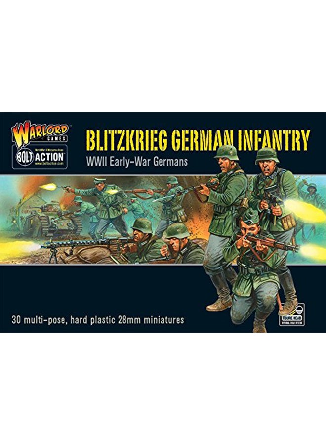 Bolt Action World War 2 Blitzkrieg German Infantry Army Soldiers Kit 