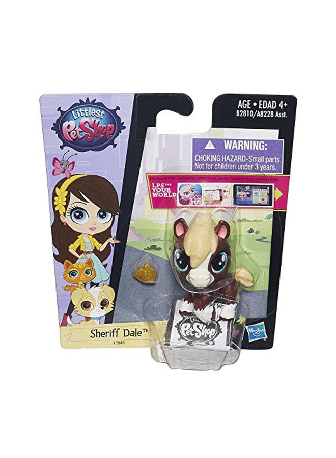 Littlest Pet Shop Single Sheriff Dale Figure B2810Us00 - Image 1