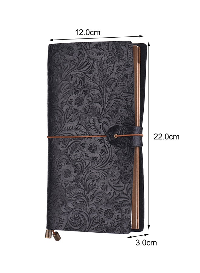 Generic Antique Embossed Travel Journal Notebook Diary  - Image 2