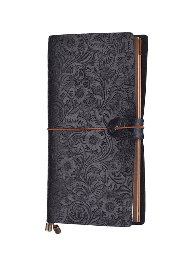 Generic Antique Embossed Travel Journal Notebook Diary  - Image 4