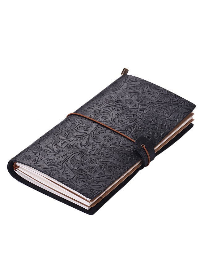 Generic Antique Embossed Travel Journal Notebook Diary  - Image 3