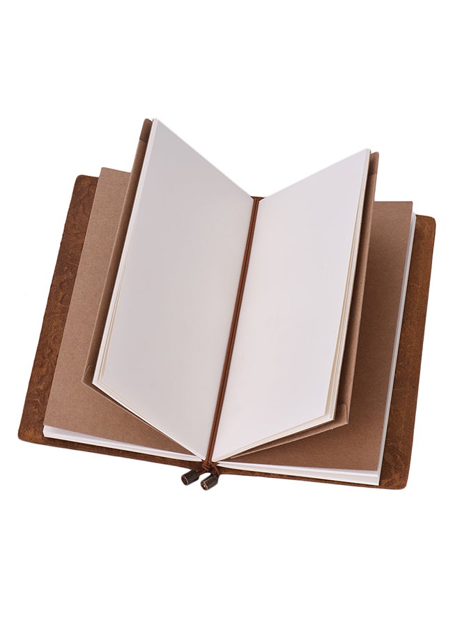 Generic Antique Embossed Travel Journal Notebook Diary  - Image 4
