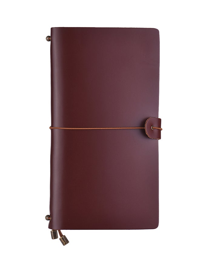 Generic Leather Journal Travel Notebook Refillable Diary Notepad  - Image 1