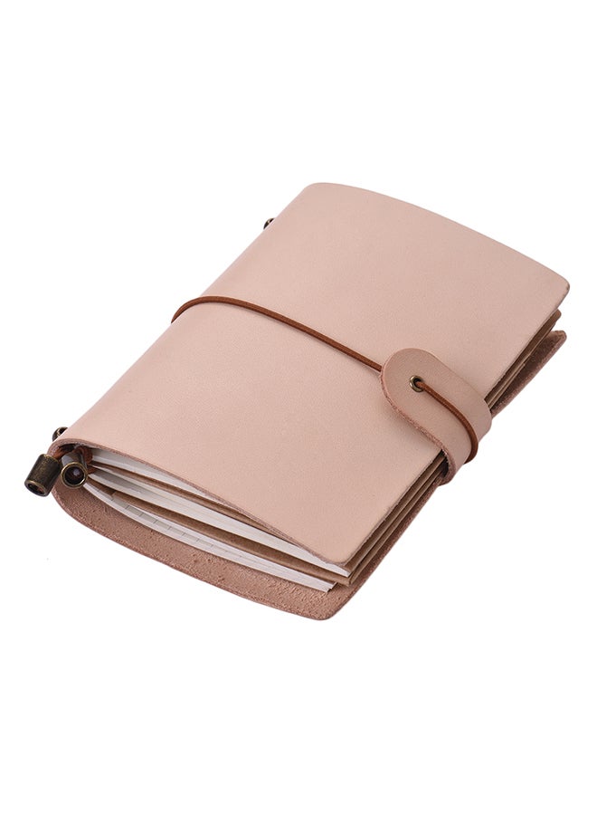 Generic Leather Soft Cover Refillable Journal Notebook with Elastic Strap  - Image 4