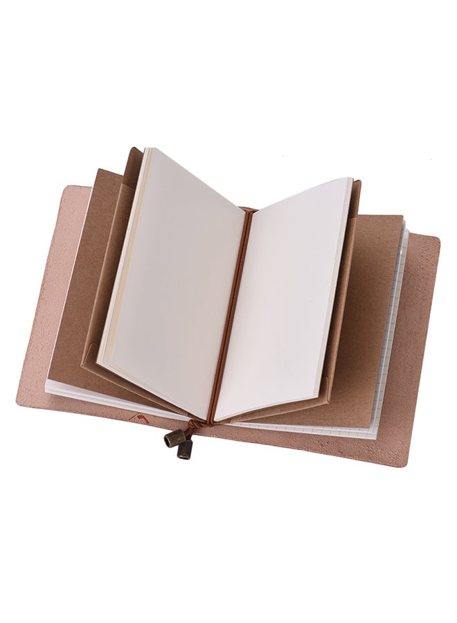 Generic Leather Soft Cover Refillable Journal Notebook with Elastic Strap  - Image 5