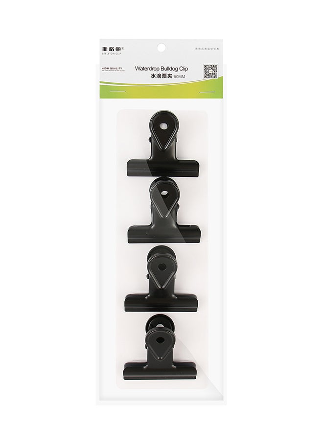 Paper Metal Bulldog Clip Hinge Clips Clamps For Documents Files Pictures Home Office - Image 3