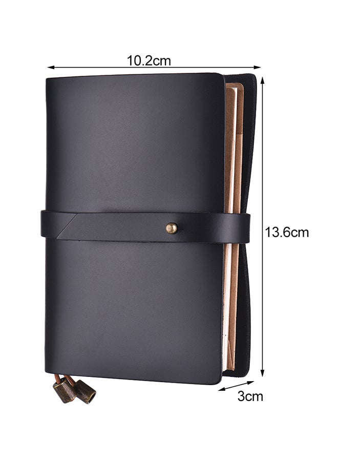 Generic Portable Travel Journal Diary Leather Writing Notebook  - Image 2