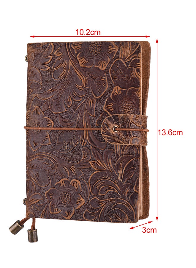 Generic Vintage Full Grain Leather Refillable Travel Journal Notebook  - Image 2
