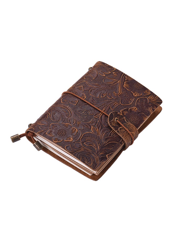 Generic Vintage Full Grain Leather Refillable Travel Journal Notebook  - Image 4