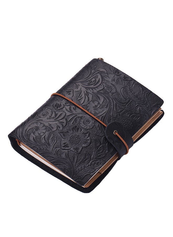 Generic Vintage Full Grain Leather Refillable Travel Journal Notebook  - Image 4