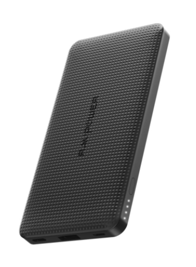 RAVPOWER 10000.0 mAh Portable Power Bank Black  - Image 1