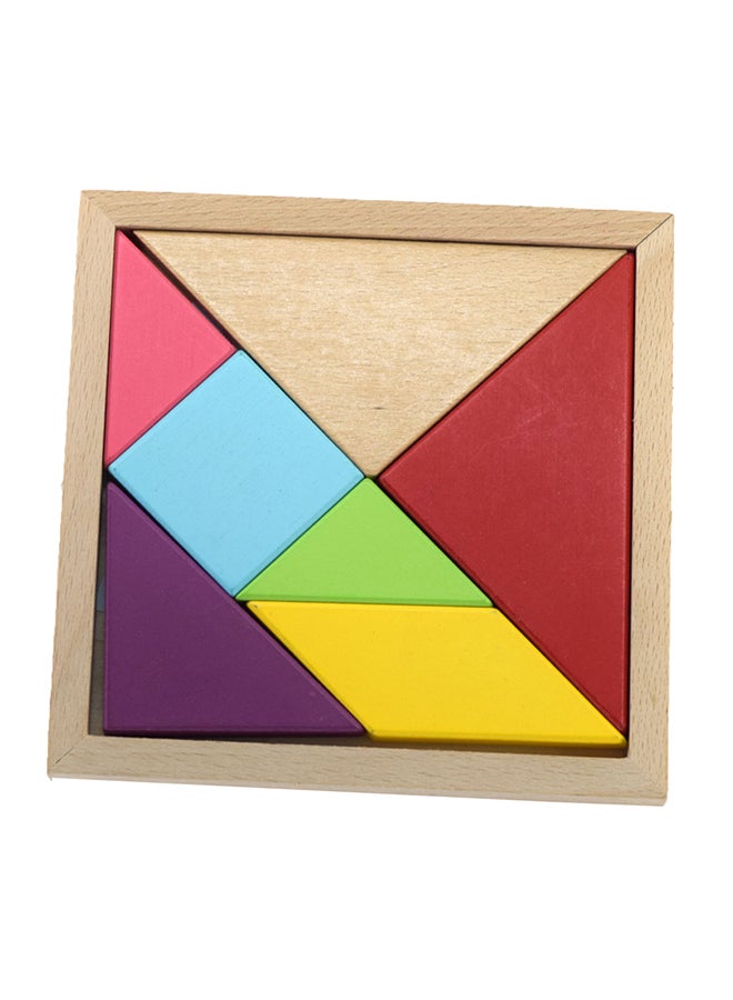 Sharpdo Wooden 3D Geometric Jigsaw Puzzle 14.6 x 1.4cm - Image 2