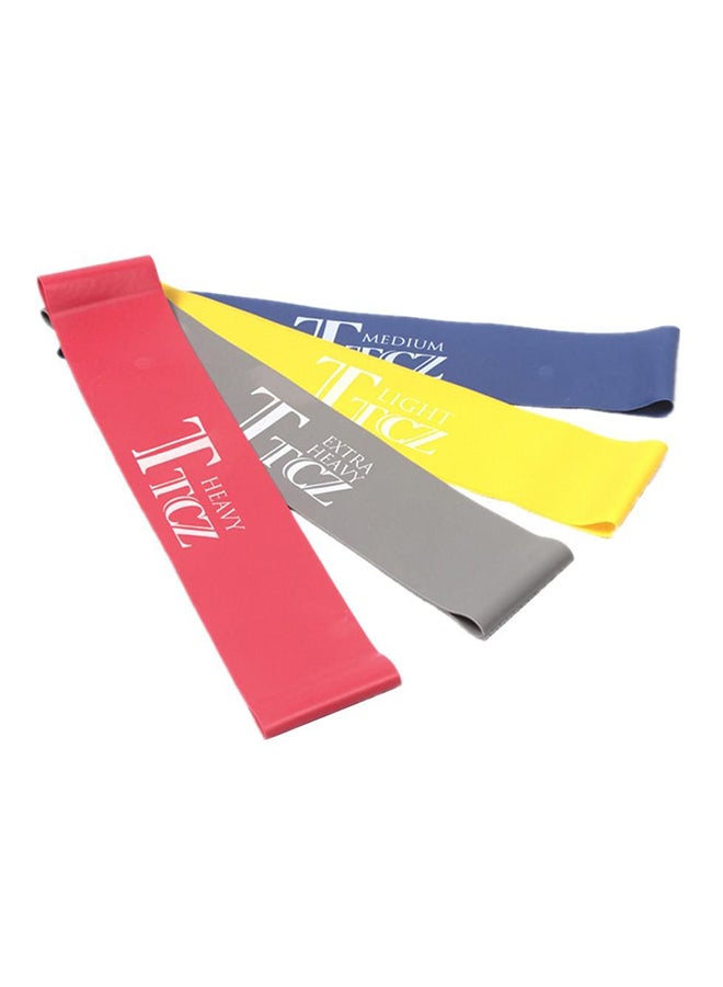 4-Piece Rubber Resistance Band - Image 1