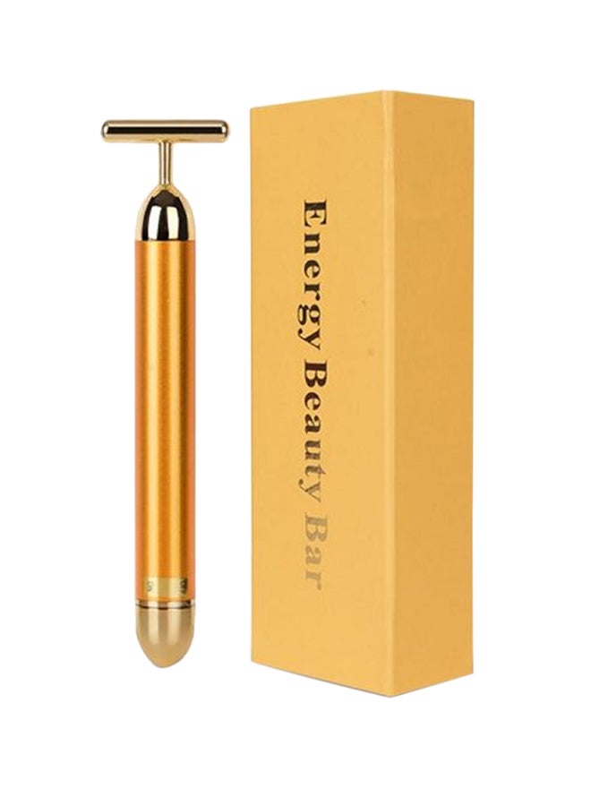 Generic 24k Golden Pulse Facial Massager Gold  - Image 1