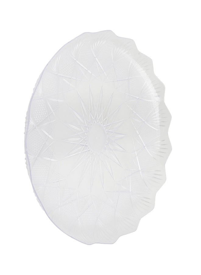 Falcon 5-Piece Round Crystal Plate Clear 24cm - Image 2