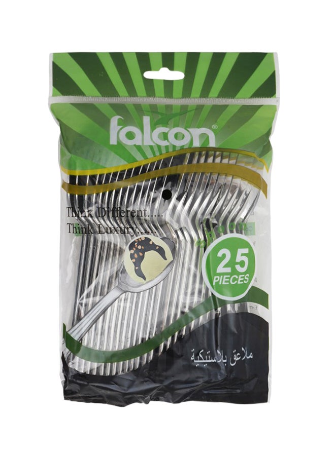 Falcon 25-Piece Table Spoon Silver - Image 1