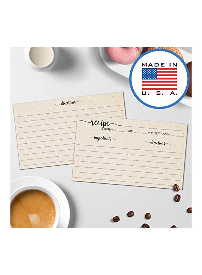 321 دن طقم بطاقات للوصفات مكون من 50 قطعة - Image 2