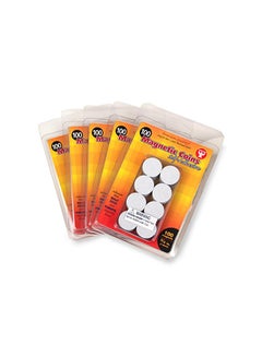Hygloss 500-Piece Magnetic Coin Set White  - Image 2