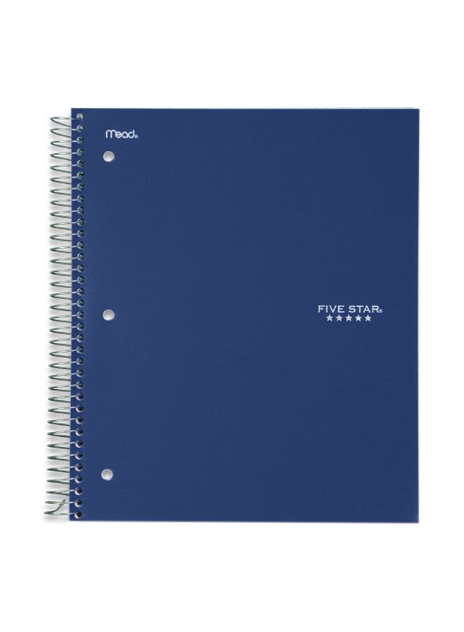 Five Star Spiral Binded Notebook Blue - Image 1