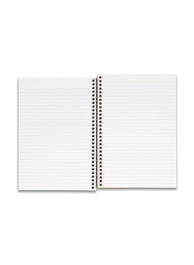 Five Star Spiral Binded Notebook Blue - Image 3