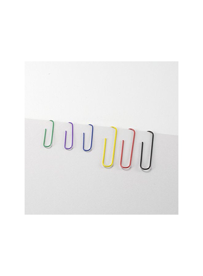 أوفيس ميت طقم مشابك أوراق مكون من 450 قطعة أحمر / أزرق / أصفر - Image 2