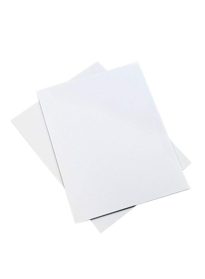 Coroplast Sign Board White