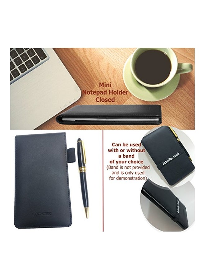 تاكمير مجموعة حامل لدفتر الملاحظات أسود - Image 2