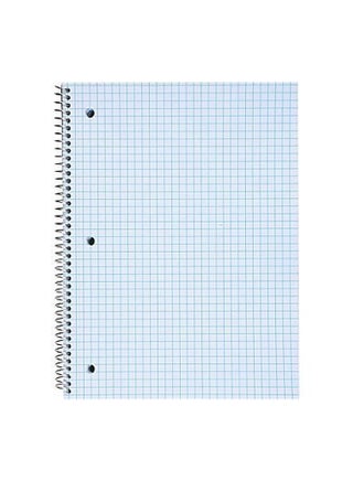 Spiral Binded Graph Paper Notebook White - v1552315981/N21845188A_1