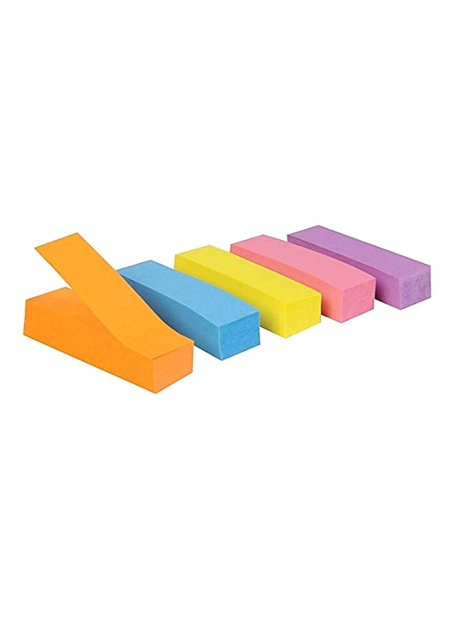1InTheOffice 500-Piece Tape Flag Set Purple/Orange/Blue - Image 1