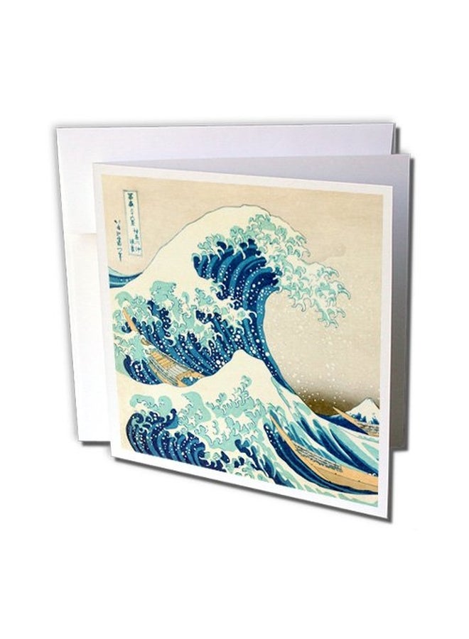 3Dروز طقم بطاقات تهنئة بتصميم مطبوع مكون من 12 قطعة