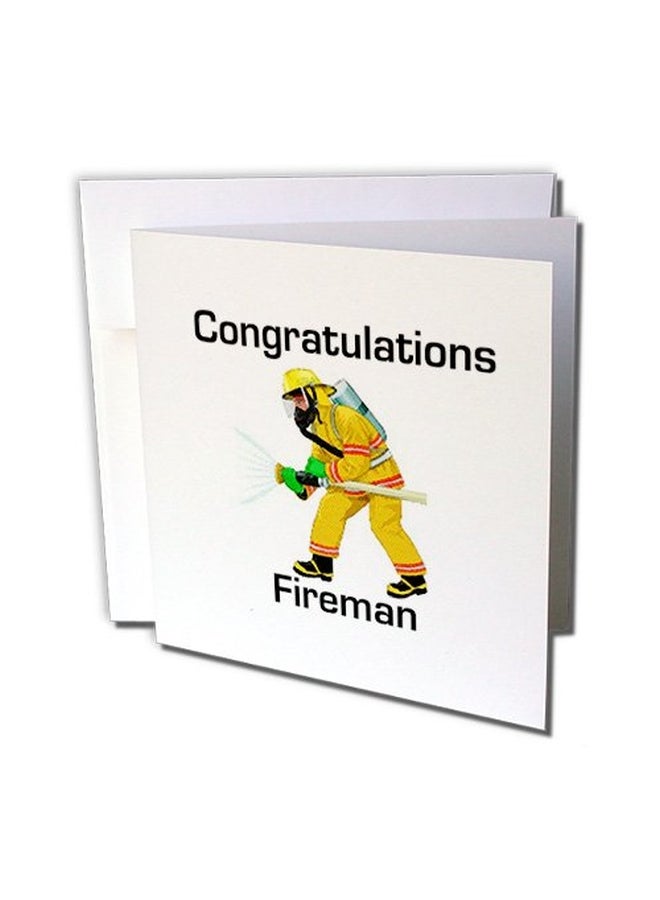 3Dروز بطاقة تهنئة بتصميم مطبوع