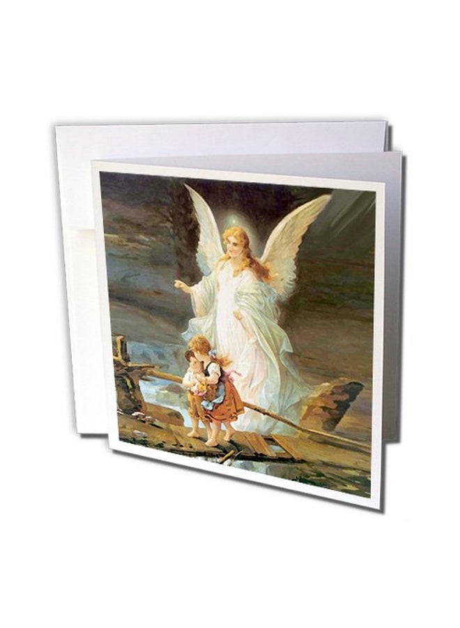 3Dروز طقم بطاقات تهنئة بتصميم مطبوع مكون من 12 قطعة