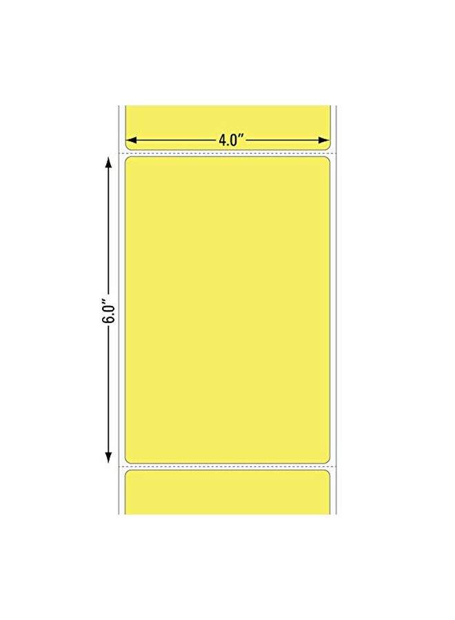 BESTeck 4 Roll Thermal Labels Set Yellow - Image 2