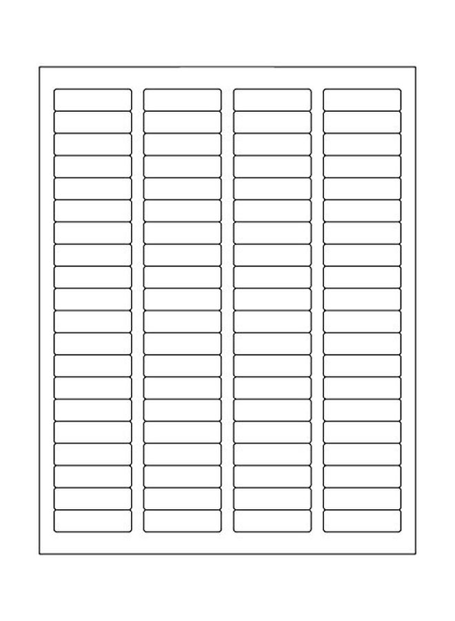 BESTeck 100 Sheet Printable FBA Labels Set White - Image 1