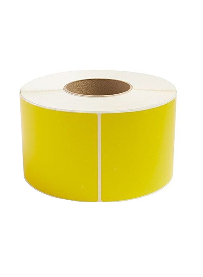 BESTeck 4 Roll Thermal Labels Set Yellow - Image 1