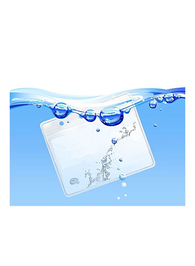 Bird Fiy - 50-Piece ID Card Holder With Lanyard Set Blue/Clear - Image 1