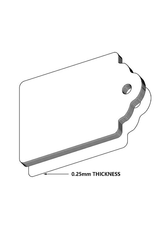 Brothersbox 100-Piece Merchandise Tags Set White - Image 3