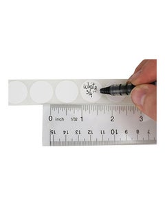 ChromaLabel 1000-Piece Colour Code Dot Labels Set White  - Image 3