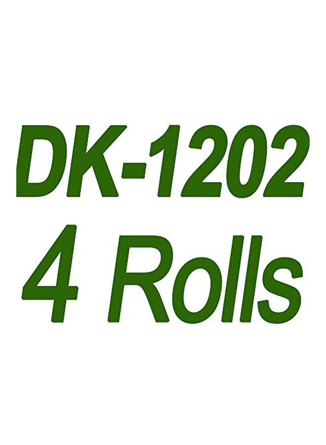 COLORWING 4-Piece Self Adhesive Label Roll White - Image 2