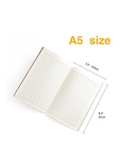 Coopay 12-Piece Journal Notebook Brown  - Image 2