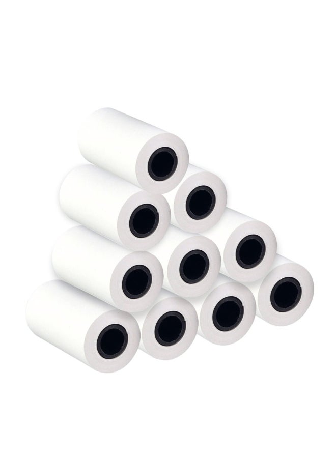 10-Piece Thermal Paper For Mobile Printer