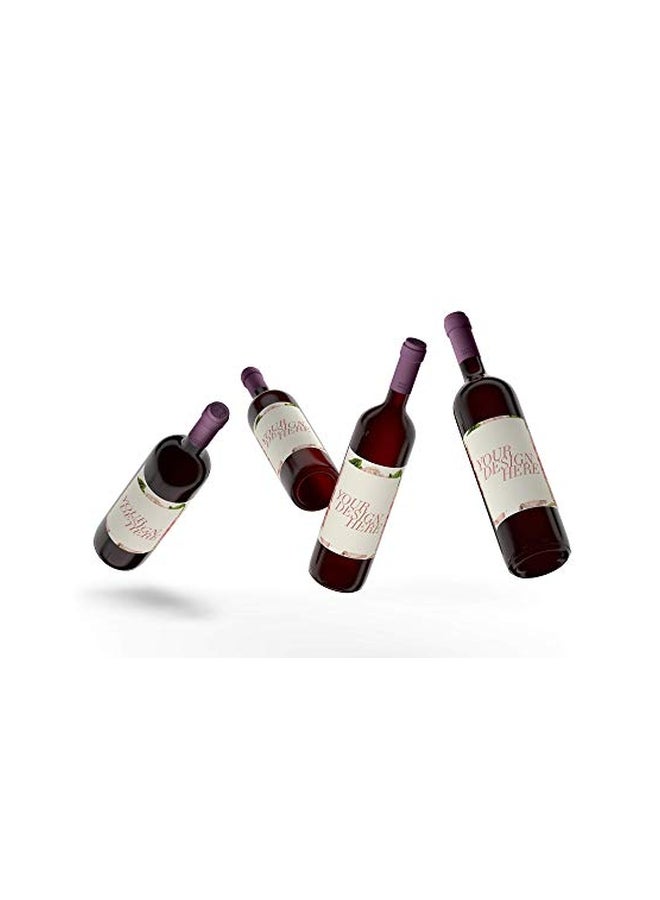 Dashleigh - 40-Piece Printable Bottle Label White - Image 1
