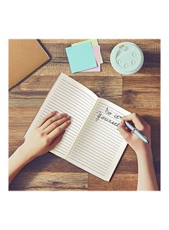 Coopay 12-Piece Journal Notebook Brown  - Image 3