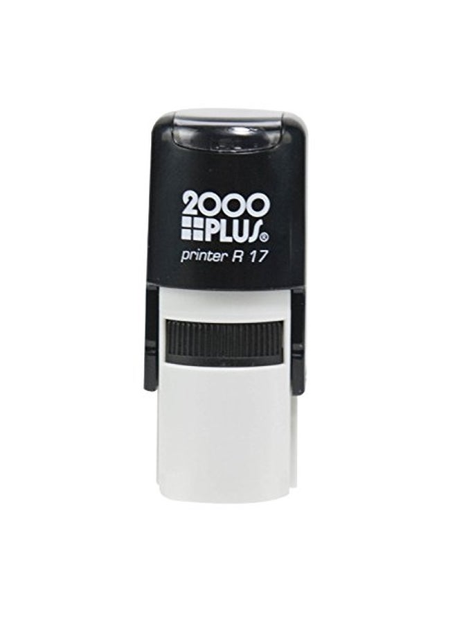2000 بلس - ختم مطاطي بتحبير ذاتي أسود/أبيض - Image 1