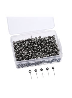 400-Piece Map Push Pin Retro Metallic Black - v1552316286/N21846172A_1