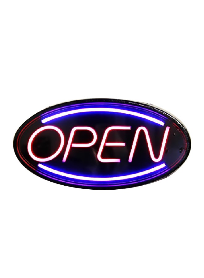 E-ONSALE Neon LED Open Sign Black - Image 1