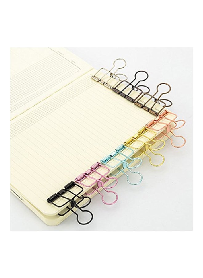 إي فور لايك 20 مشبكاً ورقياً للربط برونزي - Image 3