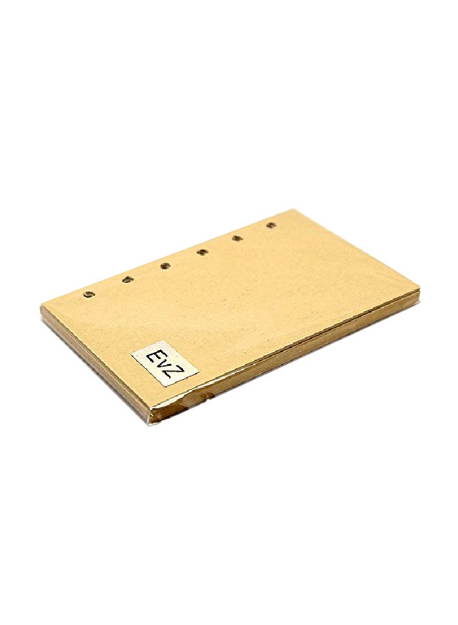 EvZ 80-Piece Vintage Diary Notebook Refillable Paper - Image 1